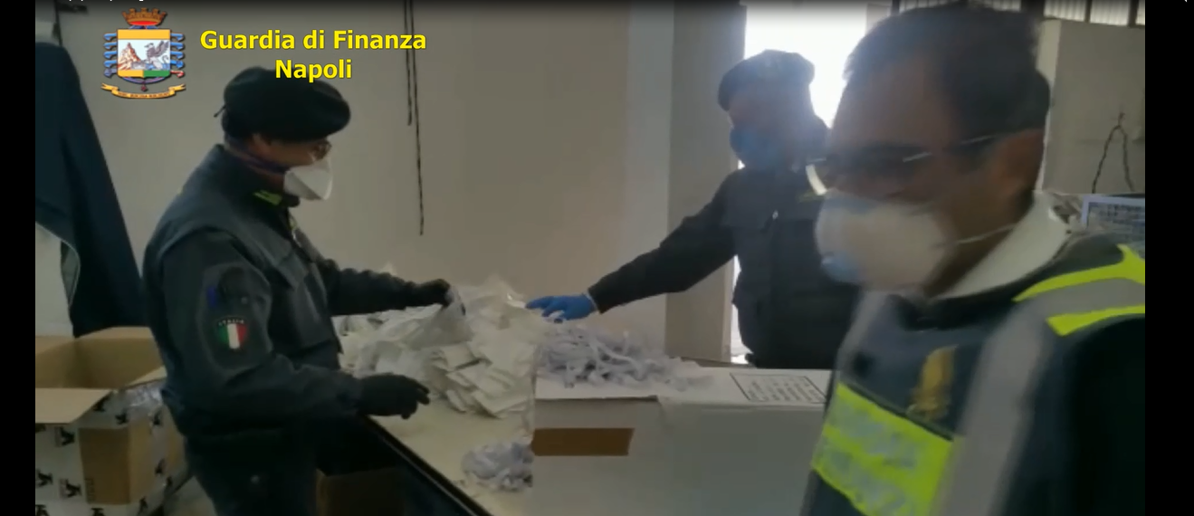 Coronavirus Guardia Di Finanza Sequestra Fabbrica Abusiva Di